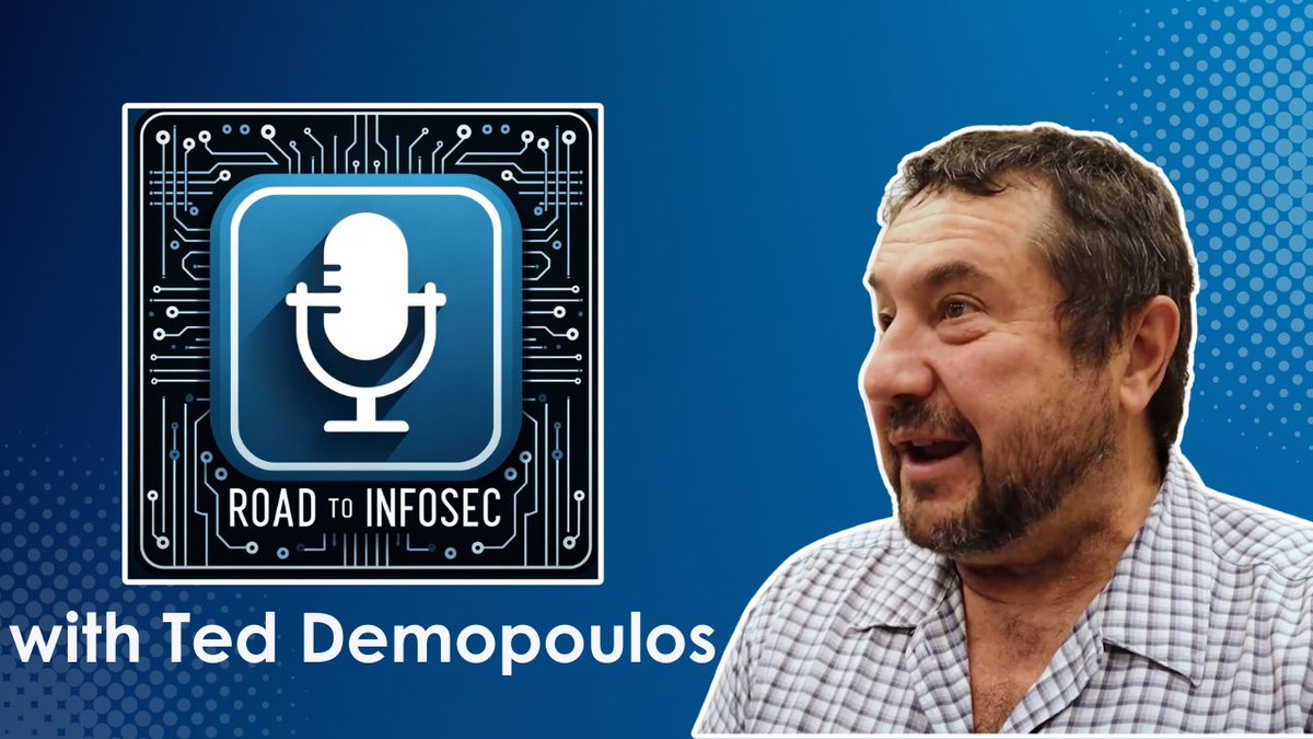The fourth episode (Season #1 Episode #4) of The Road to InfoSec podcast with Ted Demopoulos (<a href="/teddemop/">Ted Demopoulos</a>) is out! Check it out on
YouTube: youtube.com/watch?v=s2_UlS…
Spotify: open.spotify.com/episode/1NT1a6…
Apple Podcasts: podcasts.apple.com/us/podcast/ted…
Amazon Music: music.amazon.com/podcasts/ea2db…