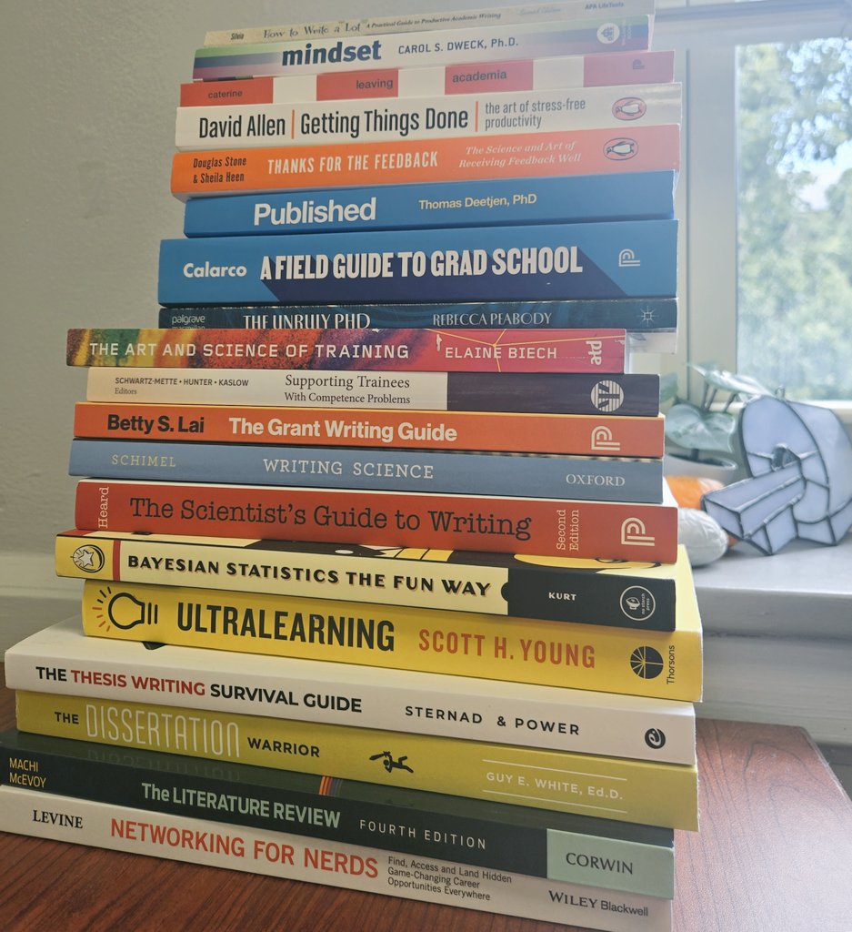 Major expansion of my resource/mentorship library! (Electronic resources and ebooks are practical and efficient but paper books just bring me so much joy!)