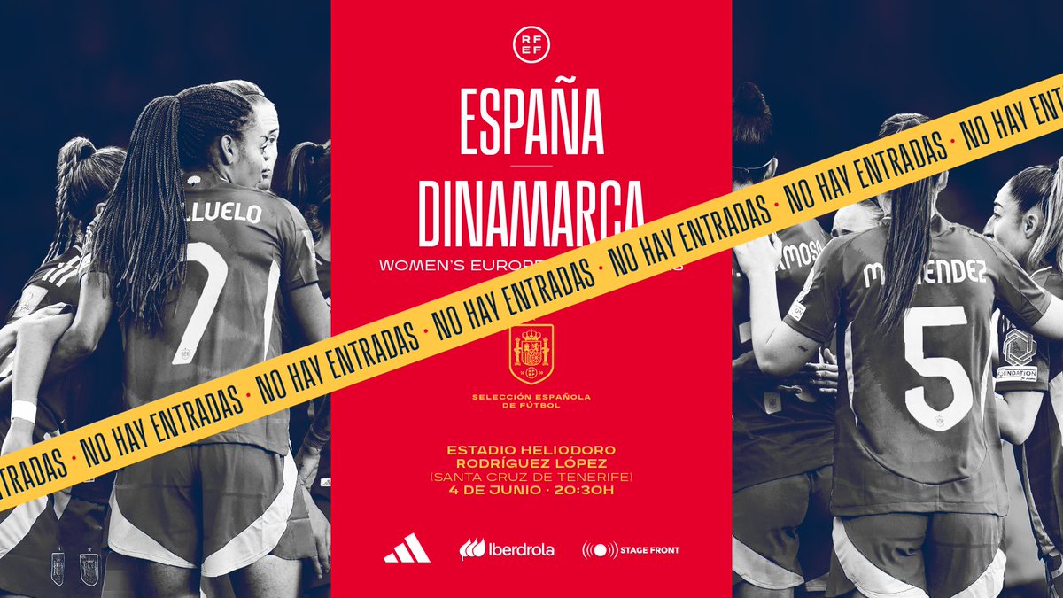 📢 ¡¡𝗡𝗢𝗦 𝗖𝗢𝗠𝗣𝗟𝗔𝗖𝗘 𝗔𝗡𝗨𝗡𝗖𝗜𝗔𝗥𝗢𝗦!!

💥 Que colgamos el cartel de 'no hay billetes' en el Heliodoro Rodríguez López.

🙌 ¡MUCHAS GRACIAS POR HACERLO POSIBLE, TENERIFE!

#JugarLucharYGanar