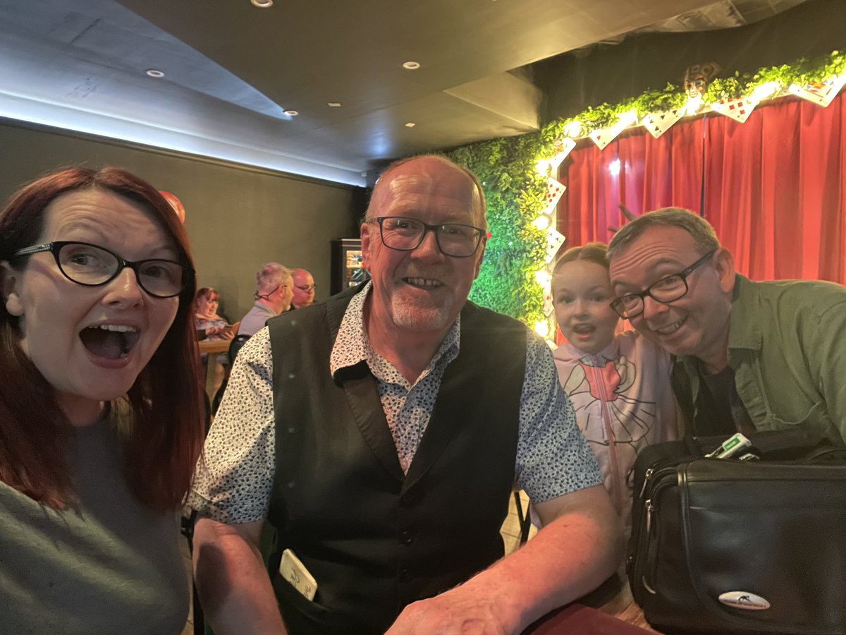 KittyCointreau's tweet photo. Fantastic trip to see family in #llandudno #wales Special shout outs to #magicbar for a brilliant night of #closeupmagic &amp; great food, and @HomeFrontMuseum - extraordinary collection of #worldwartwo #homefront items, beautifully put together. Kiddie was amazed. #magic #ww2 #Dday https://t.co/1wjBLSLR6R