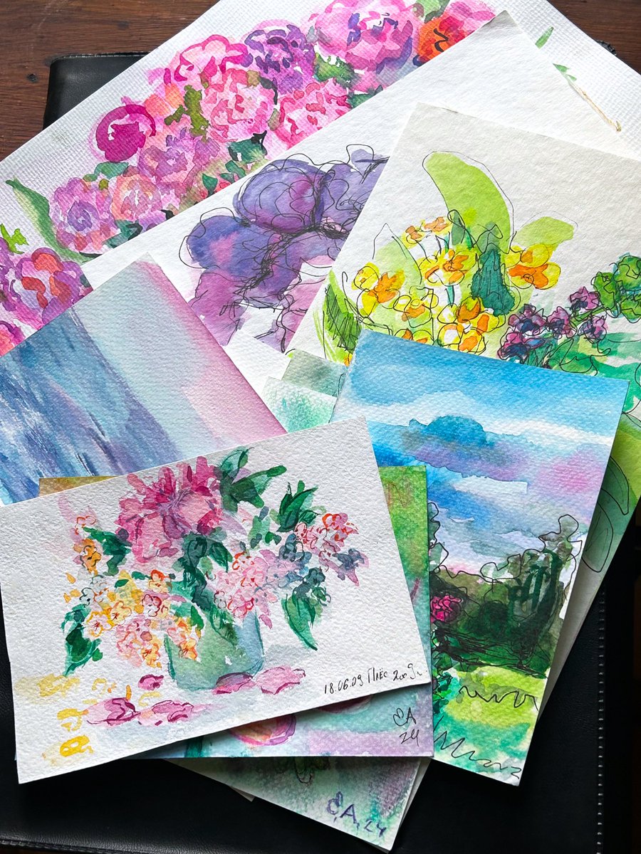 Enya_ARTMIX's tweet photo. Good night Fam💜

I was sorting out watercolor landscapes and got inspired to make a new collection tomorrow🌸

Guess which of these jobs will be the first?💖

#ART_JA #NFT #NFTFam https://t.co/TUCb8uEfY6