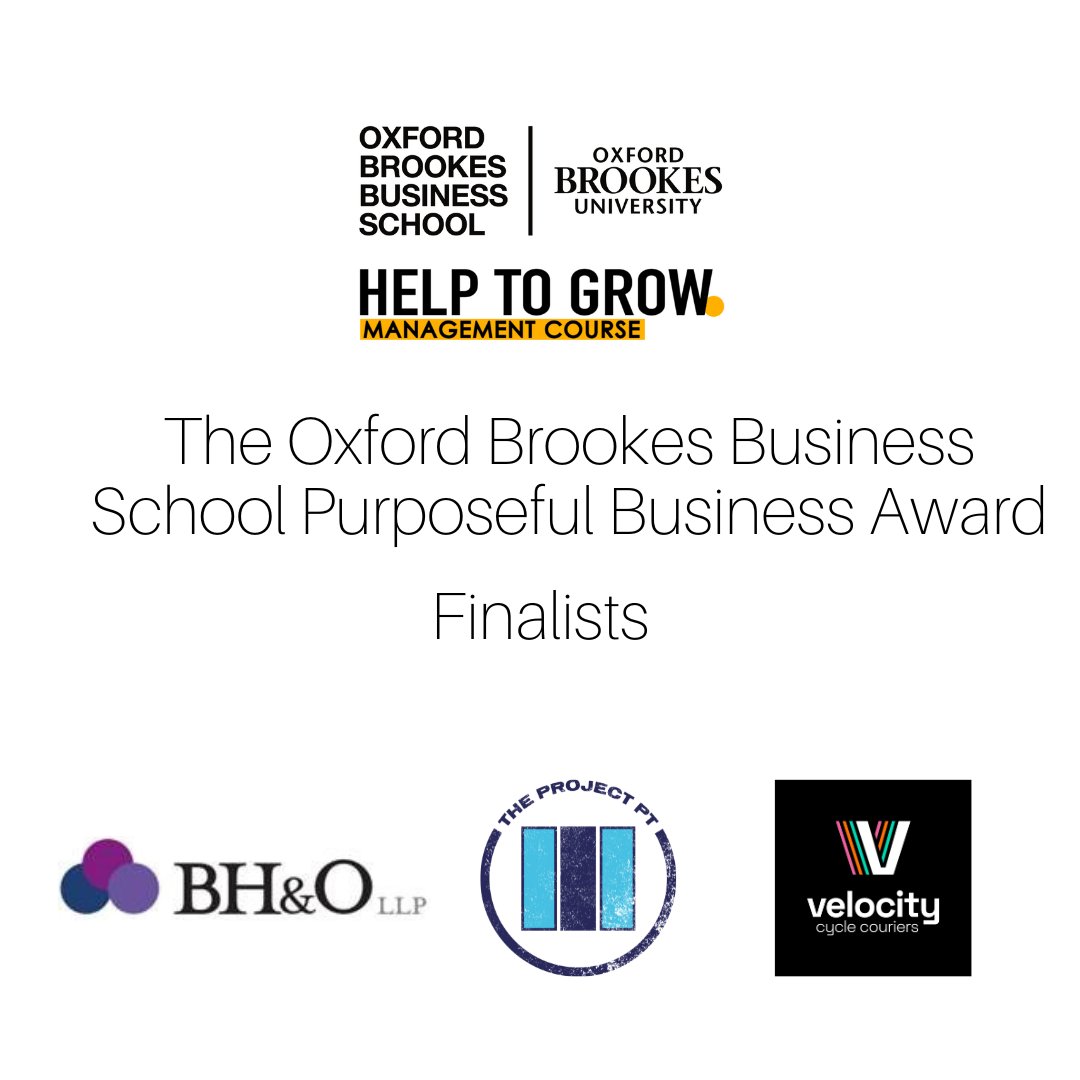 OxBizAwards's tweet photo. #OXBA finalists in the spotlight ahead of the Oxfordshire Business Awards Dinner this Friday 7 June. Next is the @BrookesOBBS Purposeful Business Award finalists @bho_llp @PtTheproject, and @VelocityccOx
https://t.co/uLvK8K8u67 https://t.co/j27mS7evl8