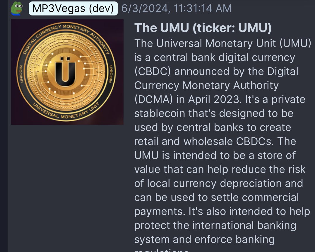 $UMU on PumpFun for you <a href="/martypartymusic/">MartyParty</a>