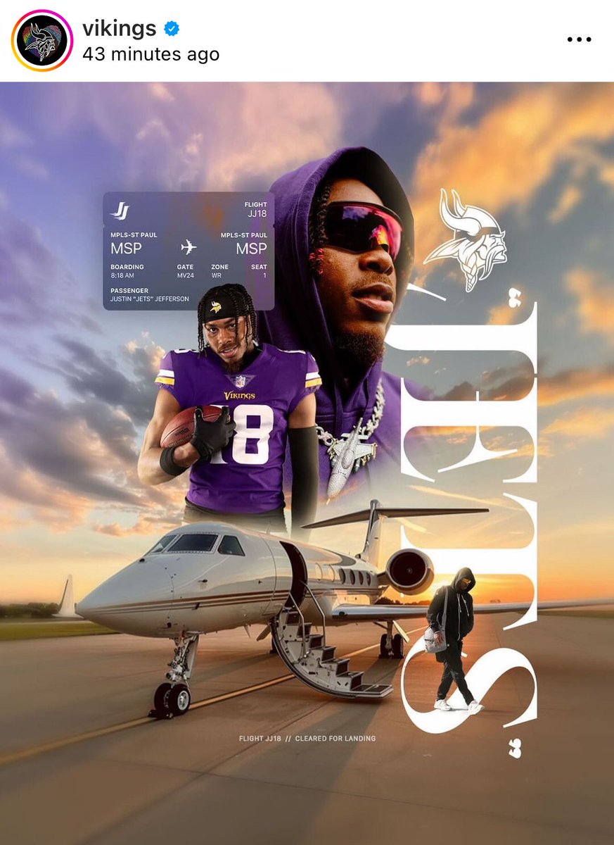 Major props to whoever made this graphic on <a href="/Vikings/">Minnesota Vikings</a> IG