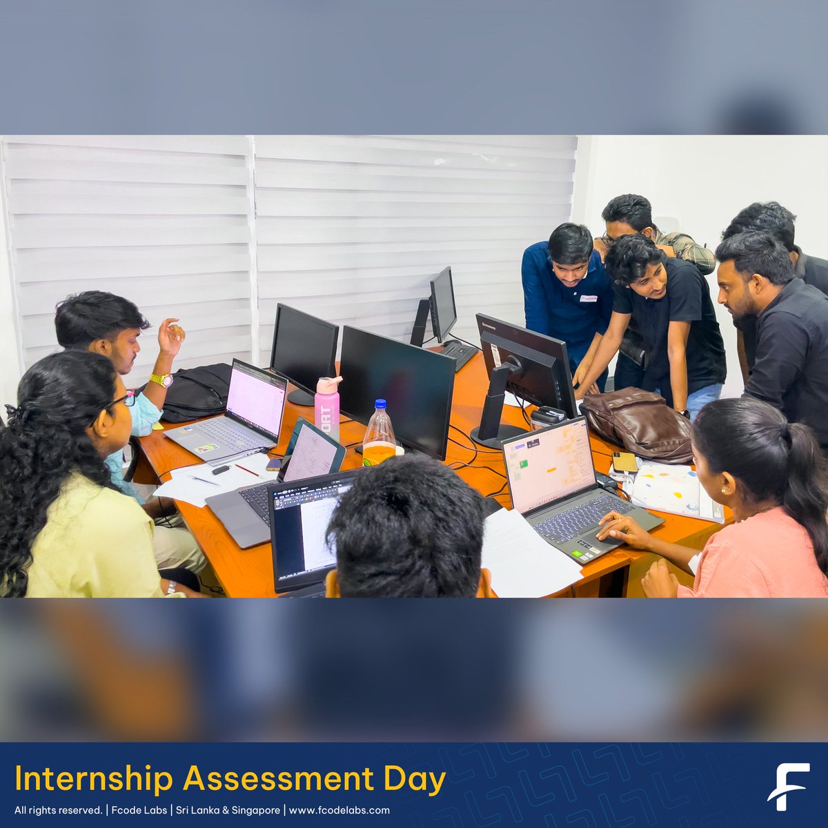 FcodeLabsLive's tweet image. Our Internship Assessment Center took place last Saturday at #FcodeLabs, where interns engaged in group activities to demonstrate their skills.
Congratulations to all selected, and we wish all the interns great success in their future endeavors!
#LifeAtFcode #Internship