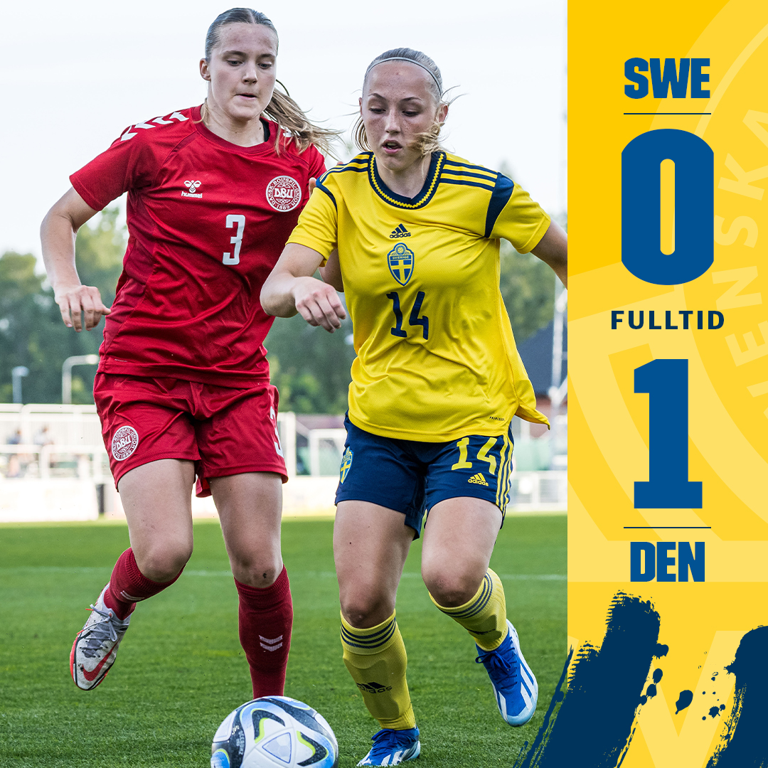 F18/06-landslaget spelade under kvällen veckans andra landskamp mot Danmark. Efter fredagens 3-1-seger blev det dock uddamålsförlust, 0-1, i returen under måndagskvällen. ❌ #SWEF06 🇸🇪