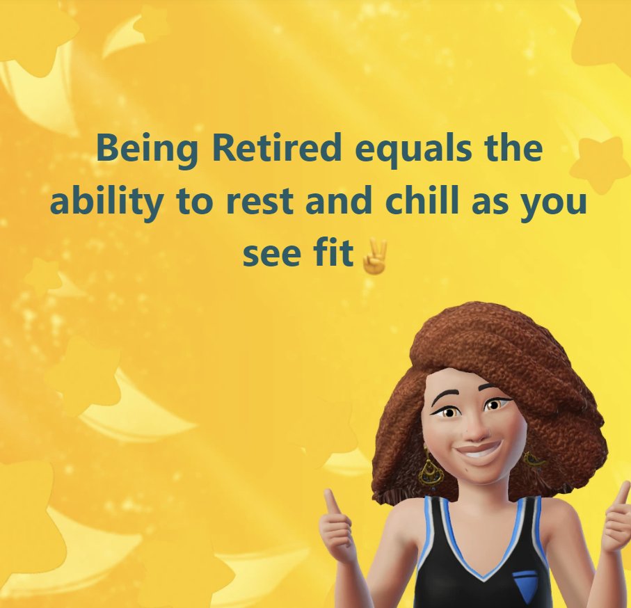 SharriPlaza's tweet photo. #Retirement #retired #RetiredLife #retiredlifeisgood https://t.co/g0bnstvU6F