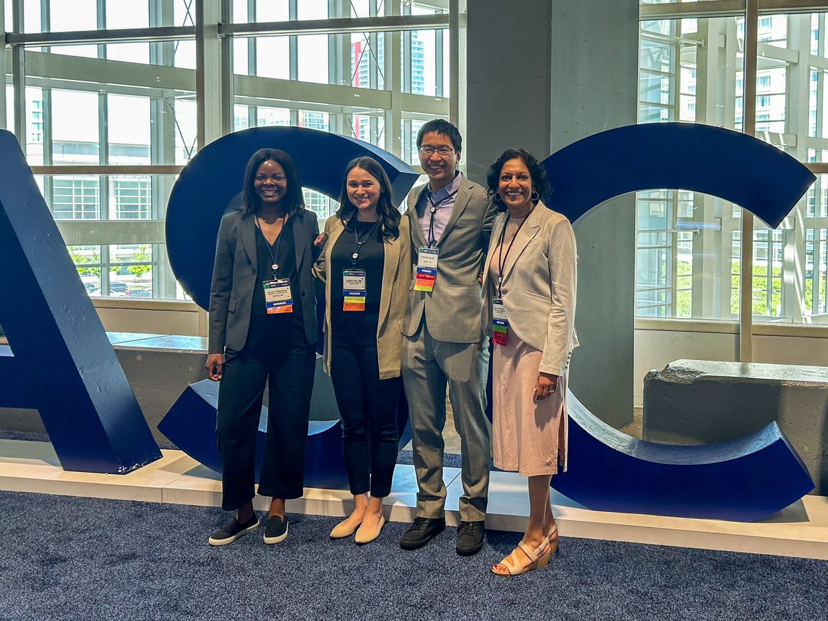 fredhutch's tweet photo. Fred Hutch is well represented at #ASCO24! Our clinicians and researchers are in Chicago at @ASCO’s annual meeting presenting their latest findings. Check out these poster session highlights 📸 1/3 https://t.co/hWHJvh7fnJ