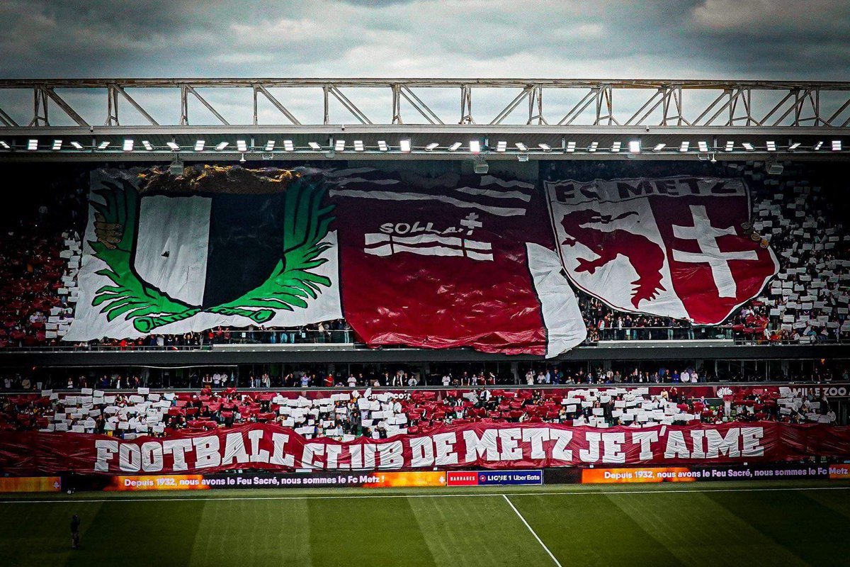 UltrasMadeinFR's tweet photo. ⚽️ Metz - Saint Étienne
📢 Magnifique tifo des groupes Messins ! 
📆 Dimanche 2 juin 2024
📸 @ValouMetz https://t.co/1M9hgN1tX8