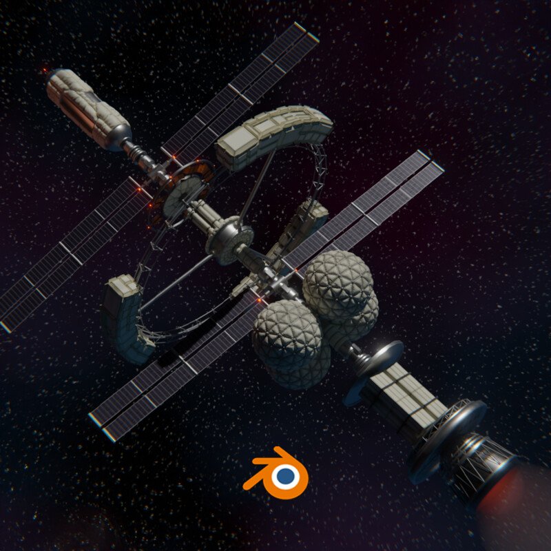 Allez hop on continue, un autre projet en stock 
BD-207 Space Station via <a href="/artstationhq/">ArtStation.com</a> artstation.com/artwork/vDL9Z3