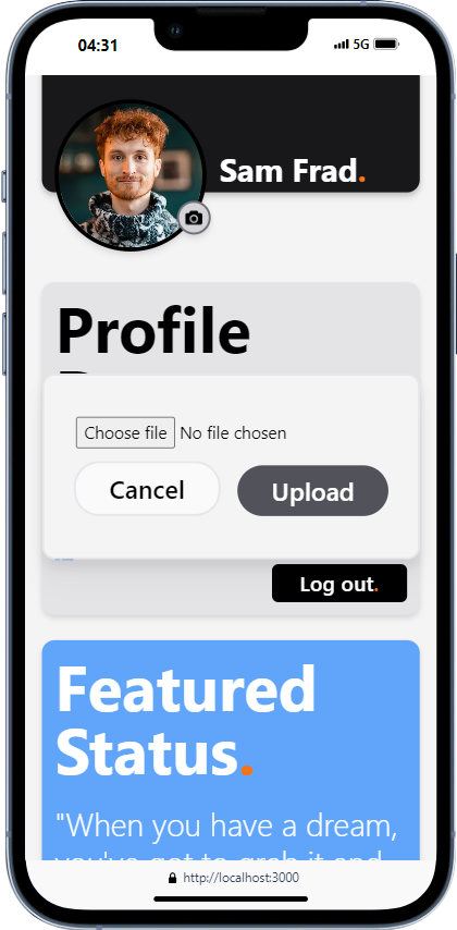 TheDevEnz's tweet photo. Day 64: Added some cool features to my full-stack social media app called "JUSTPOST".

✅ Users can now upload and update their profile pictures.
✅ Users can edit posts as well.
✅ Post-deletion functionality is also added.

#100DaysOfCode #100daysofcodechallenge #coding https://t.co/bCEzscIYxI