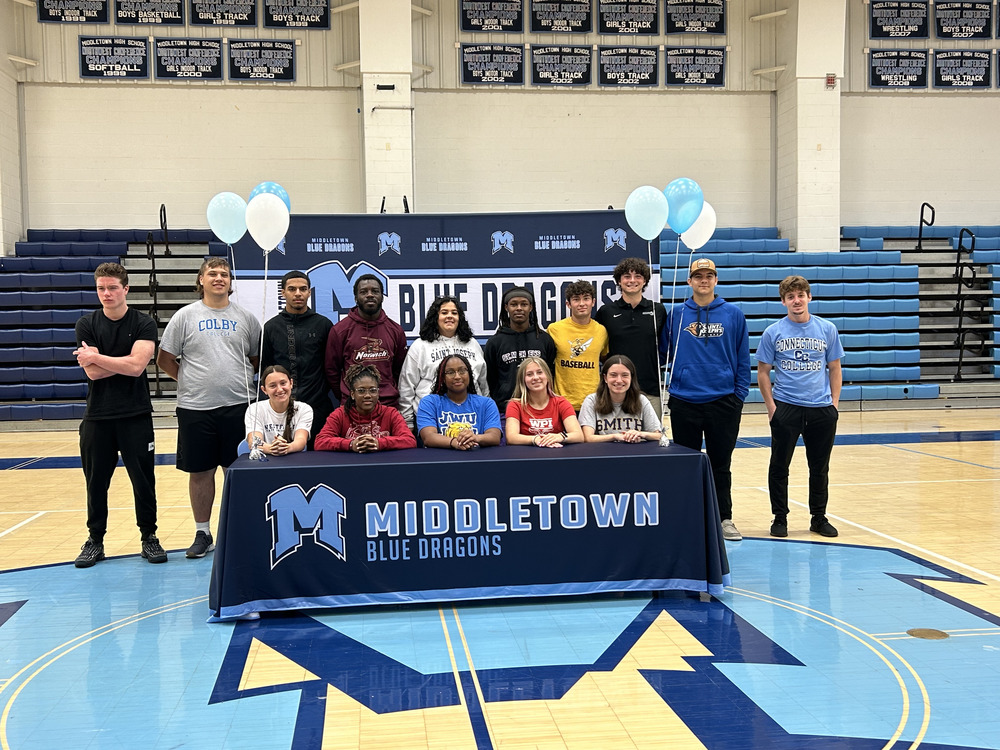 Middletown Public Schools Celebrates 16 Student-Athletes Signing Collegiate Letters of Intent middletownschools.org/article/162987…
