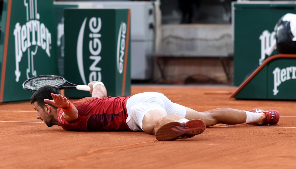 37 años. 4 horas de partido. Novak Djokovic no es humano.