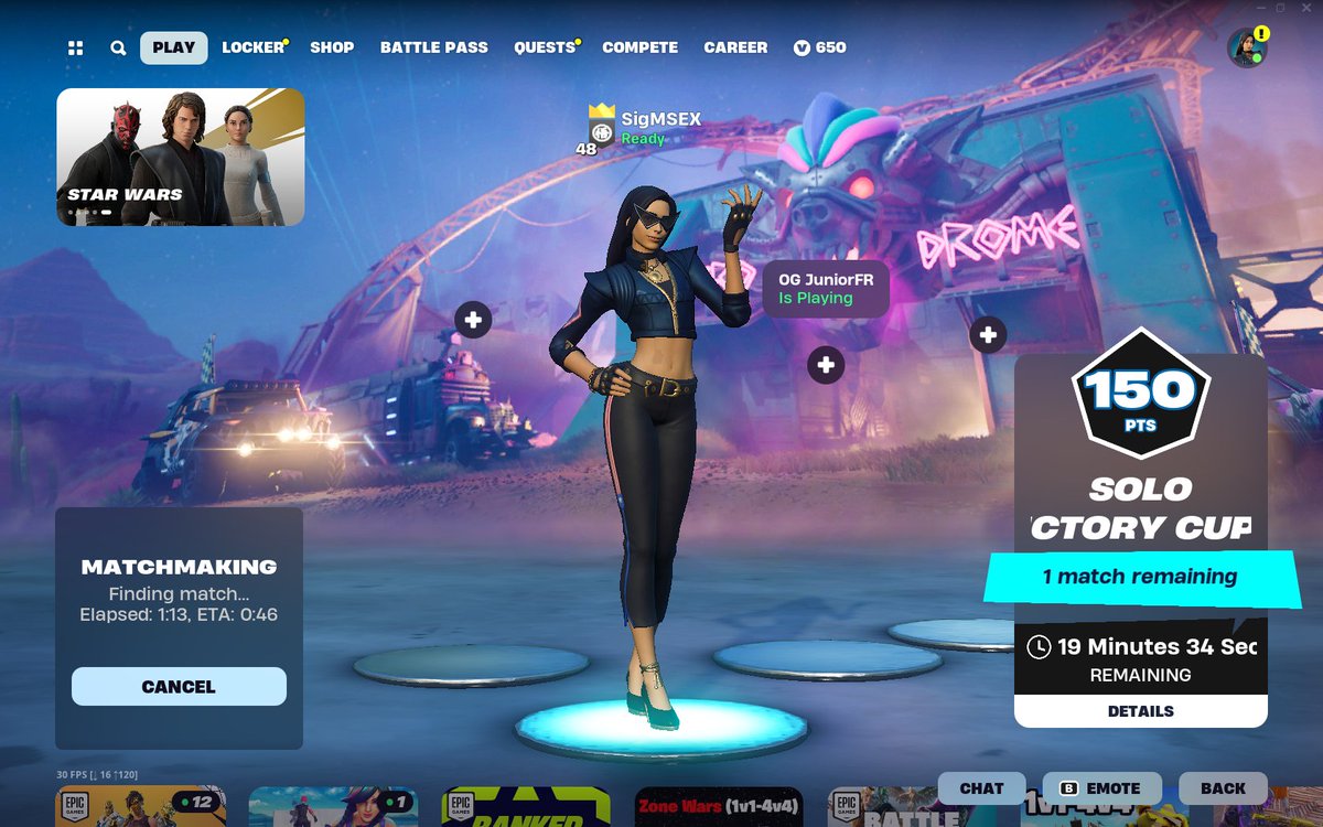 SigmaFN_'s tweet image. already qual