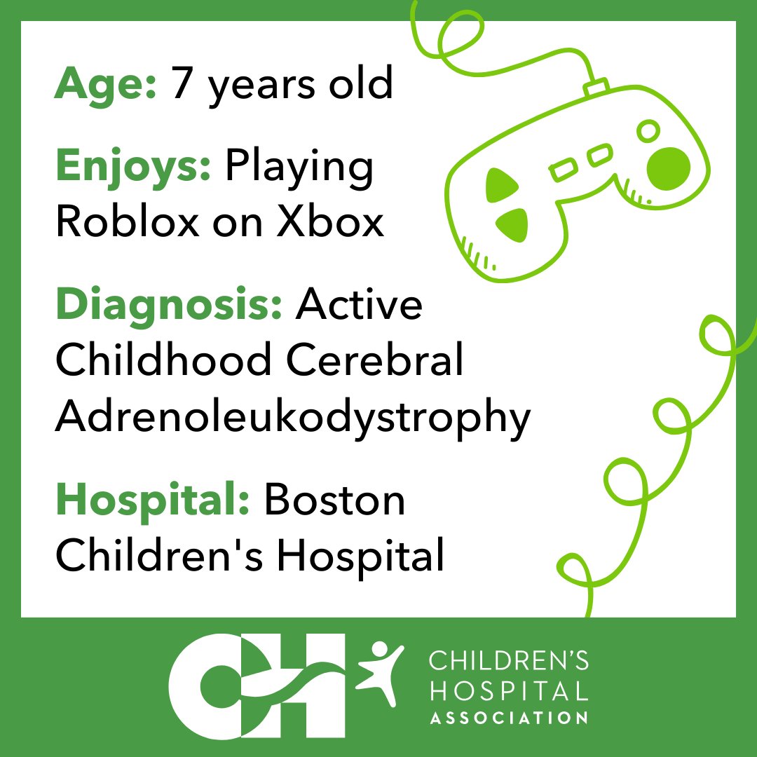 Meet Conner, a #FAD2024 champ! 🤩 At just 5 yrs old, Conner was diagnosed w/ active childhood cerebral adrenoleukodystrophy & immediately referred to @BostonChildrens to who advocated for him to receive a new, life-saving gene therapy. #TeamCHA More: childrenshospitals.org/content/public…