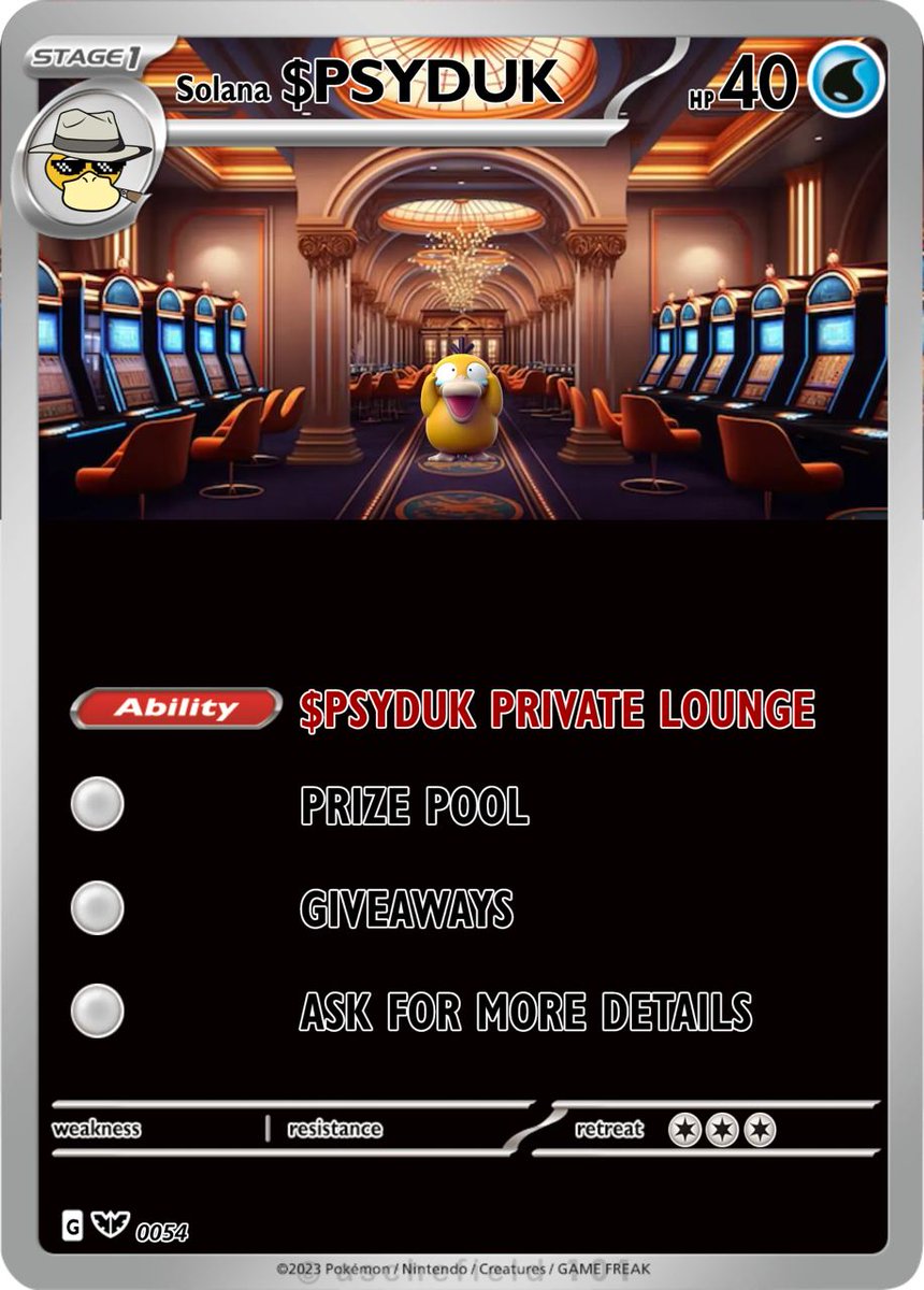 To celebrate $PSYDUK's 1st Month and to show our gratitude, we are excited to announce our very first Texas Hold'em Poker event, running for an entire week!  

Available NOW - June 12th, 6 PM EST  

*Free Entry and you cash out $PSYDUK! 

Event TG: t.me/+aOeTDOgTZFs4Z…

Enjoy!