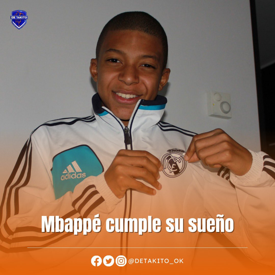 Mbappé cumple su sueño

Probablemente sea el mejor jugador del mundo por los próximos 10 años, y el #RealMadrid 🇪🇸 no pagó un solo euro por su transferencia al #PSG 🇫🇷. Masterclass de Don #Florentino en la incorporación de Kylian #Mbappé.