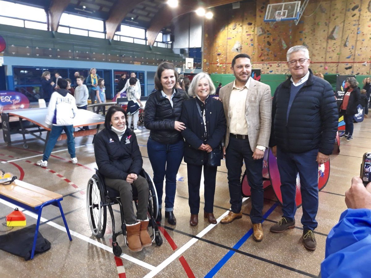 DenisBernaert's tweet photo. #HandiTour @MonLouveciennes
Evénement sportif dédié à l'#inclusion et au #handicap, #Témoignages des associations + démonstrations des sportifs de haut niveau nous rappellent combien l'inclusion est une richesse
Merci aux organisateurs pour cette initiative !
@DerarDylanMEKKI https://t.co/K2MOo2wFRV