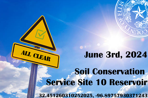 NOTICE: The "watch" condition for Chambers Creek Watershed Dam No. 10 has expired. As of June 3rd, 2024, all monitoring activities and associated alerts have been discontinued. We have concluded that the dam poses no immediate threat to surrounding areas or infrastructure.