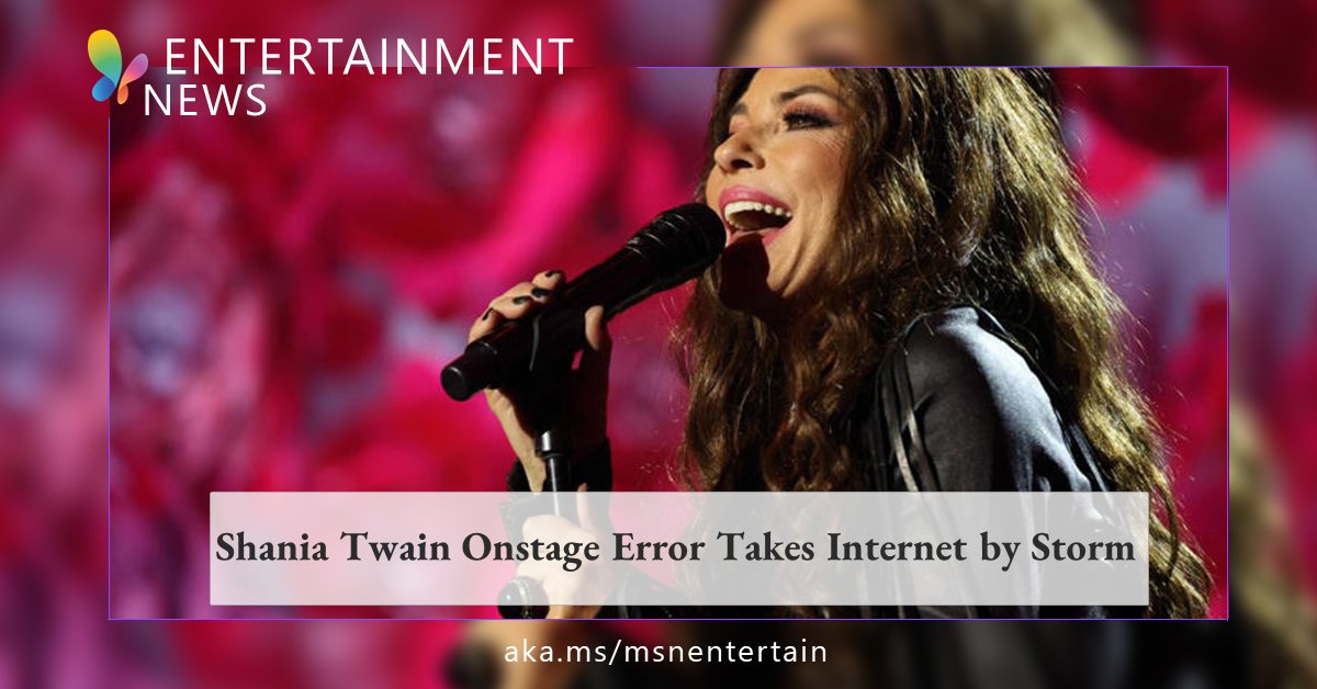 MSN's tweet photo. 😅 That awkward moment when Shania Twain momentarily forgets her own lyrics! 🤭 Watch as she handles it like the true queen she is! 👸
👀 Dive into the full story here: https://t.co/Z9muGPhjJv
#ShaniaTwain #CountryMusicIcon #ViralMoment https://t.co/VzePDzJEYy