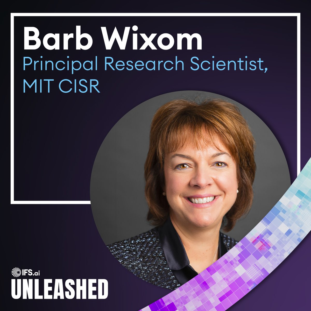 Join us at #IFSUnleashed 2024 for a workshop with Barb Wixom, Principal Research Scientist at <a href="/MIT_CISR/">MIT CISR</a>. Learn about AI scaling from her research on managing AI models and gain actionable insights to develop your business’ AI capabilities.

ifs.link/7Dmdc8