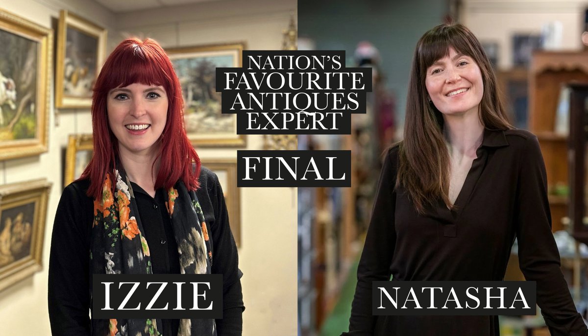 It's time for the big one! The FINAL of the...

🌟NATION'S FAVOURITE ANTIQUES EXPERT🌟

With thousands of votes cast we are down to our two finalists to win the £25 for their charity!

🌟Izzie Balmer🌟 vs 🌟Natasha Raskin Sharp🌟

⬇️Vote For Your Winner Below!⬇️