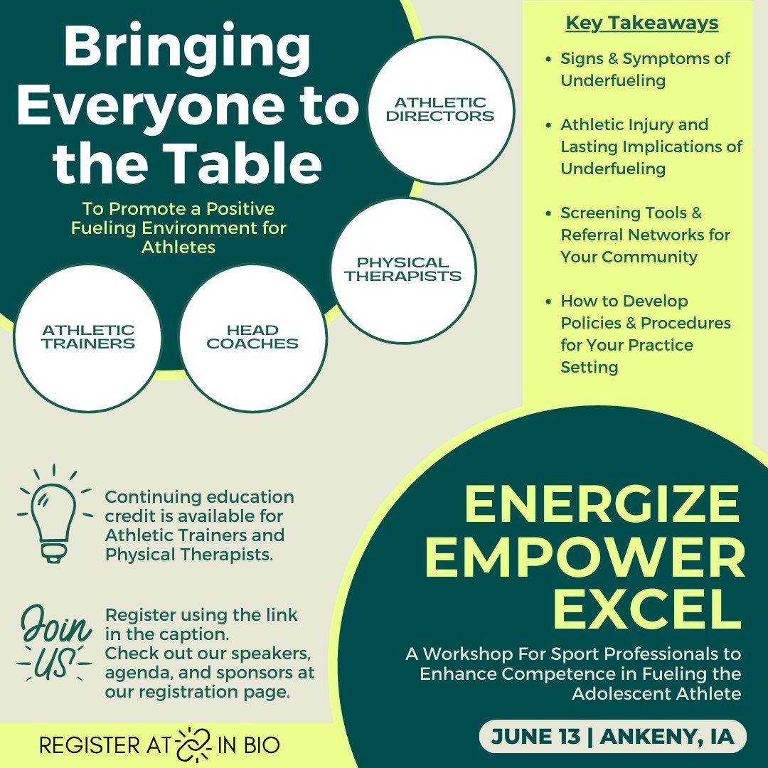 Ellen Davis, RD (@ellendavis_cssd) on Twitter photo We are 10 days away from the TPC Summit!
Join us for a full day of collaborative learning with an incredible lineup of speakers. Attendees will walk away w/ the knowledge and tools on HOW to implement practical fueling strategies for your environment.
…performancecollective.ticketspice.com/tpc-summit-ser… We are 10 days away from the TPC Summit!
Join us for a full day of collaborative learning with an incredible lineup of speakers. Attendees will walk away w/ the knowledge and tools on HOW to implement practical fueling strategies for your environment.
…performancecollective.ticketspice.com/tpc-summit-ser…