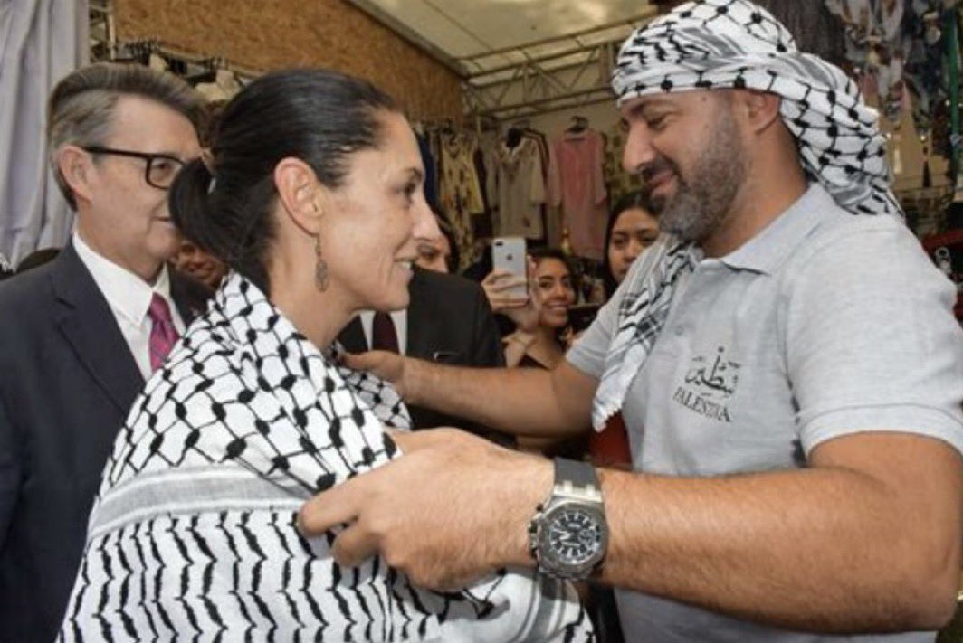 NoaGresiva's tweet photo. 🇲🇽 La nueva presidenta de México, Claudia Sheinbaum, es judía y apoya la autodeterminación del pueblo palestino, pide un alto el fuego como su país y cree en la solución de los dos Estados, con fronteras consensuadas con tratados internacionales. https://t.co/lblHVVPSy0