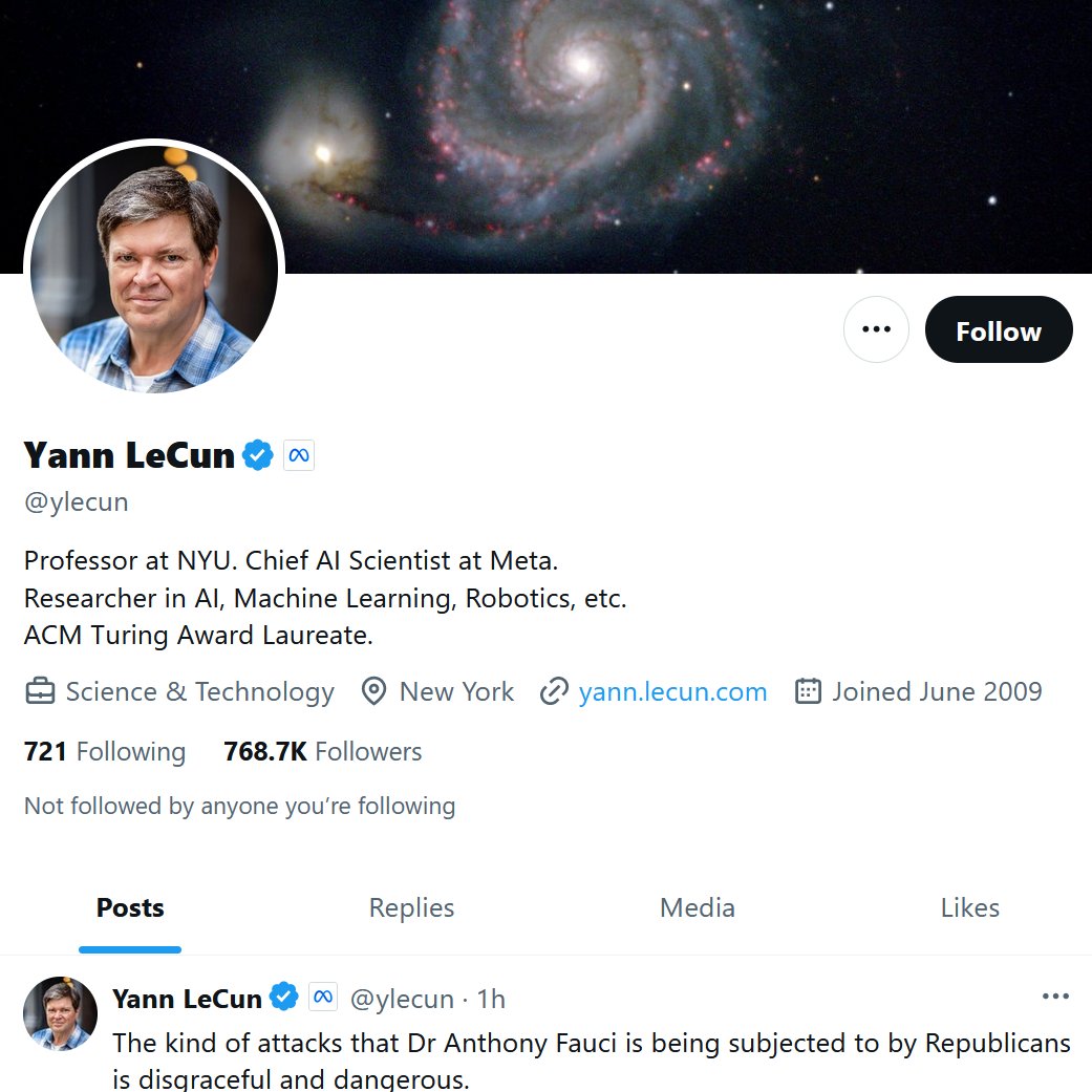 BigTechAlert's tweet image. 🚫 @elonmusk is no longer following @ylecun