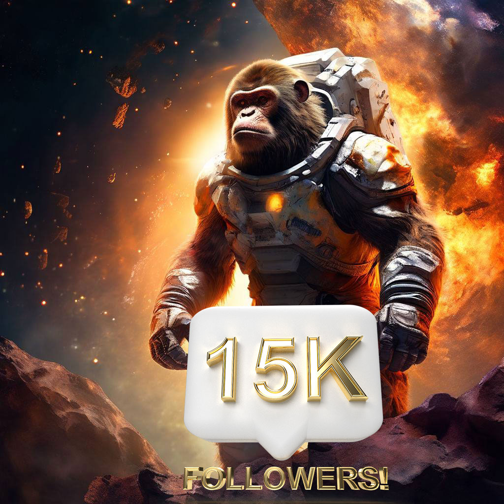SpaceMworld's tweet image. 🎉 Space Monkeez celebrates a fantastic achievement! 🚀 We’ve reached 15,000 followers on X &amp;amp; TG. This milestone not only underscores Space Monkeez’s influence within the cryptocurrency space but also reflects the growing interest in digital assets and blockchain technology. 🌟