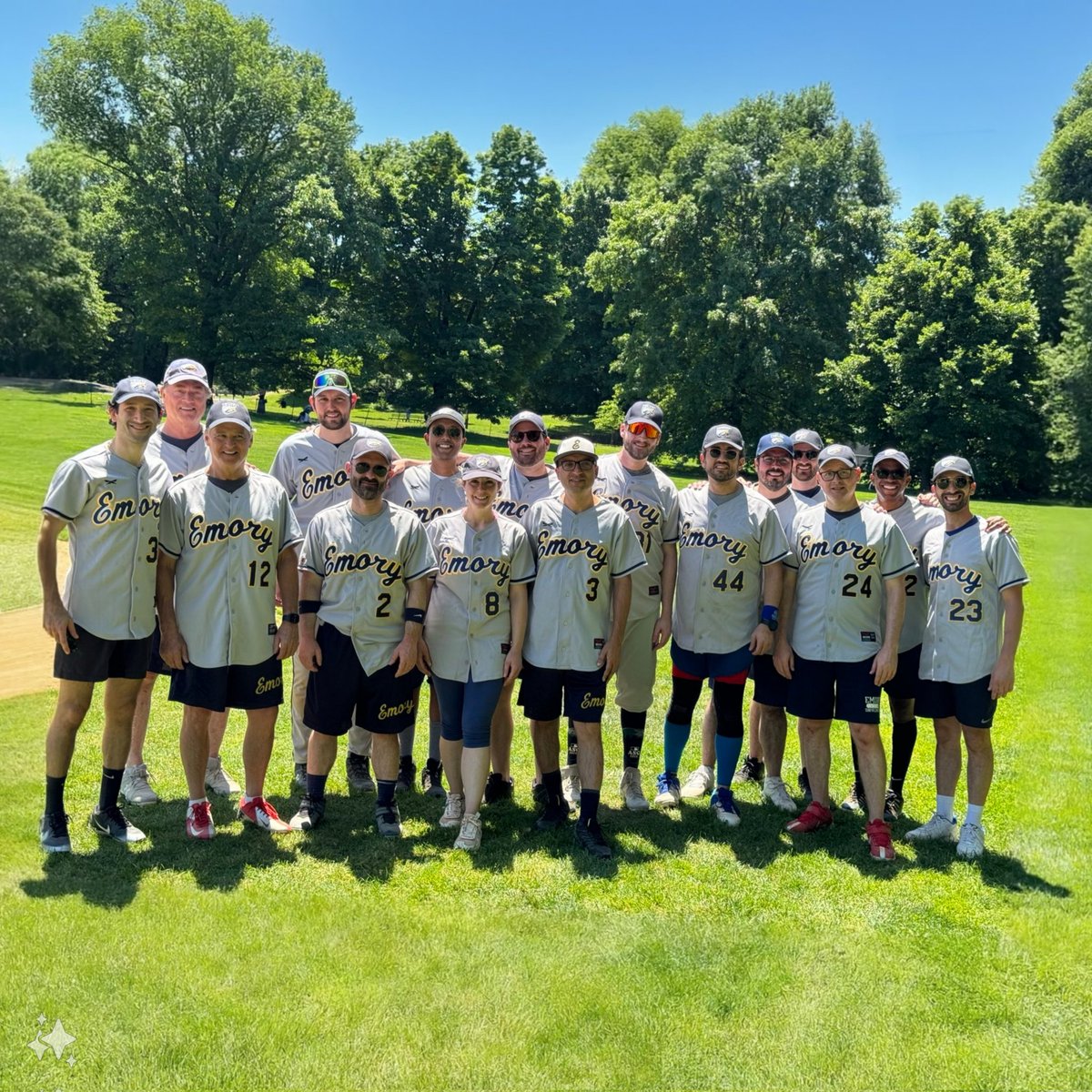 EmoryNeurosurg's tweet photo. What an absolutely wonderful 2024 season for Emory Neurosurgery at the Neurocharity Softball tournament fundraising for #pediatricbraintumor research. We advanced to the elite 8 and had a fantastic time. See you next year! #NeuroSoftballTourney #neurosurgery #pediatricbraincancer https://t.co/NW9vuN2oBZ