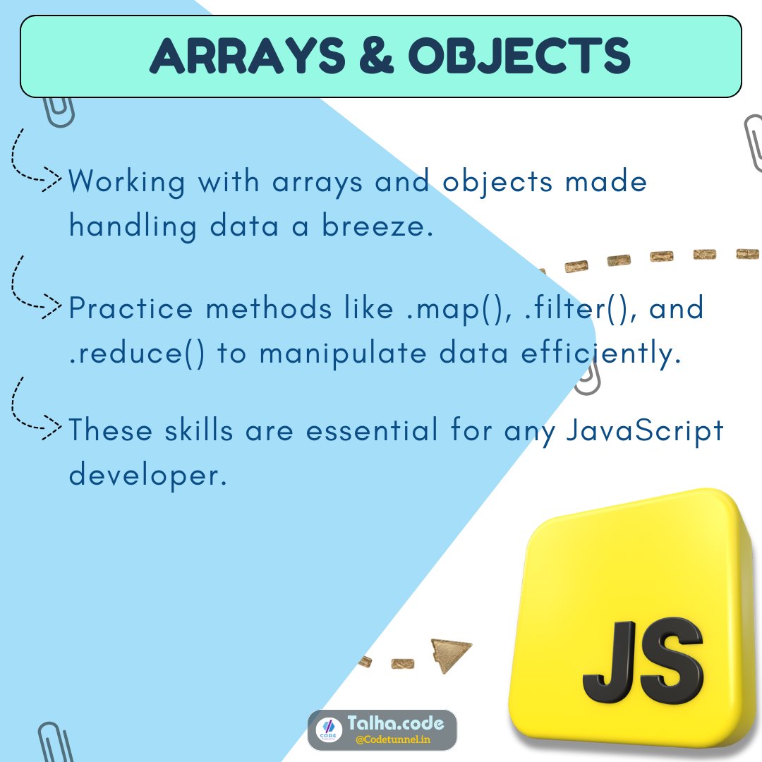 talha_code's tweet image. DAY 6 : Javascript journey
#CodeNewbie #JavaScript #programmingJourney #PythonBeginner #DhruvRathee #codinglife #CodingJourney #Trending #viralindo #Virat #codinglife #javascript #journey #trendingshorts #viralshoti