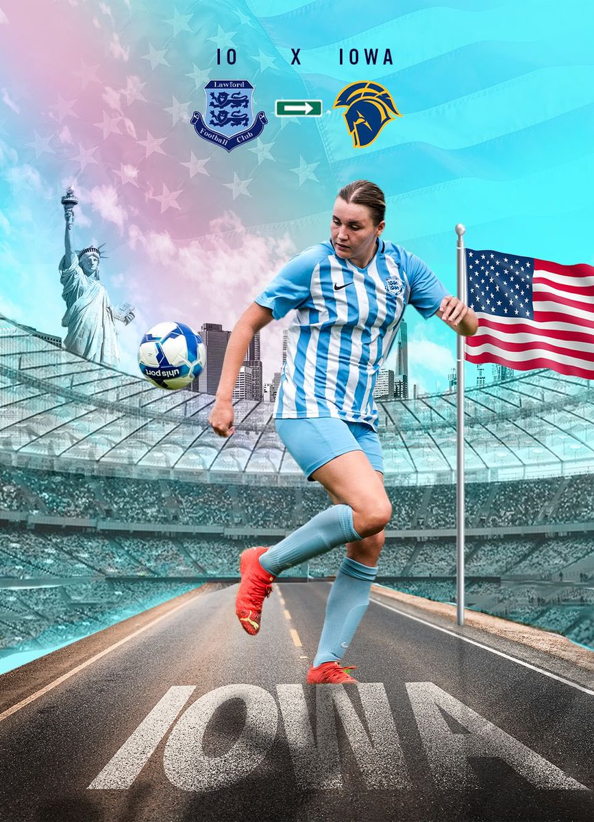 fc_lawford's tweet photo. 🇬🇧 IO > IOWA 🇺🇸

We want to wish our super striker Io the best of luck as she leaves us to embark on her journey to America playing college soccer!

We know you will absolutely smash it!

#womensfootball #erwfl https://t.co/QIPu9WU9bz