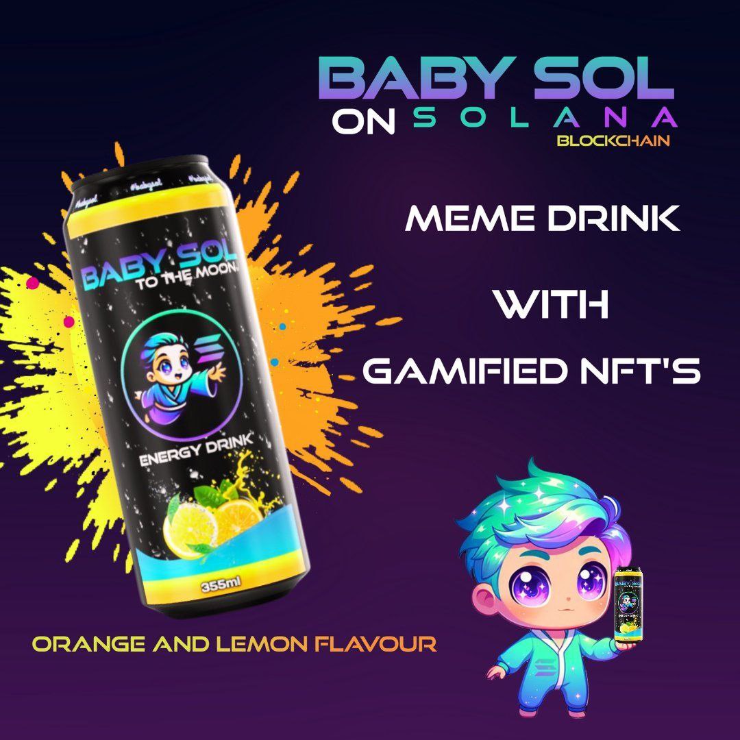 The next leg up on $babysol will be biblical. Drinks are imminent and then the marketing begins. Bare in mind the growth has mostly been organic so far. Amazing community, solid team and brilliant narrative. Can it 100x from here......sure can. #babysol #100xgem