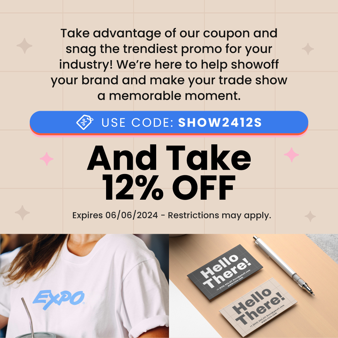 🌞 Summer Tradeshow Season is here! Time to trade our spring jackets for sunshine, networking, and... PROMOTIONAL PRODUCTS!