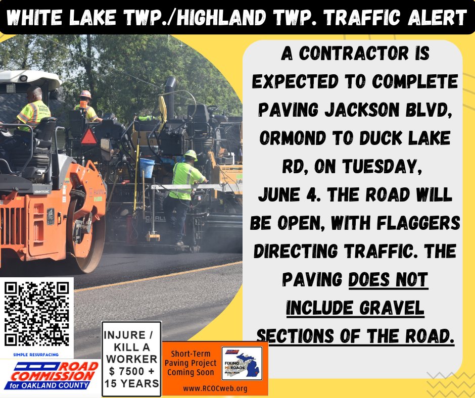 Oakland County Roads, Michigan tweet media