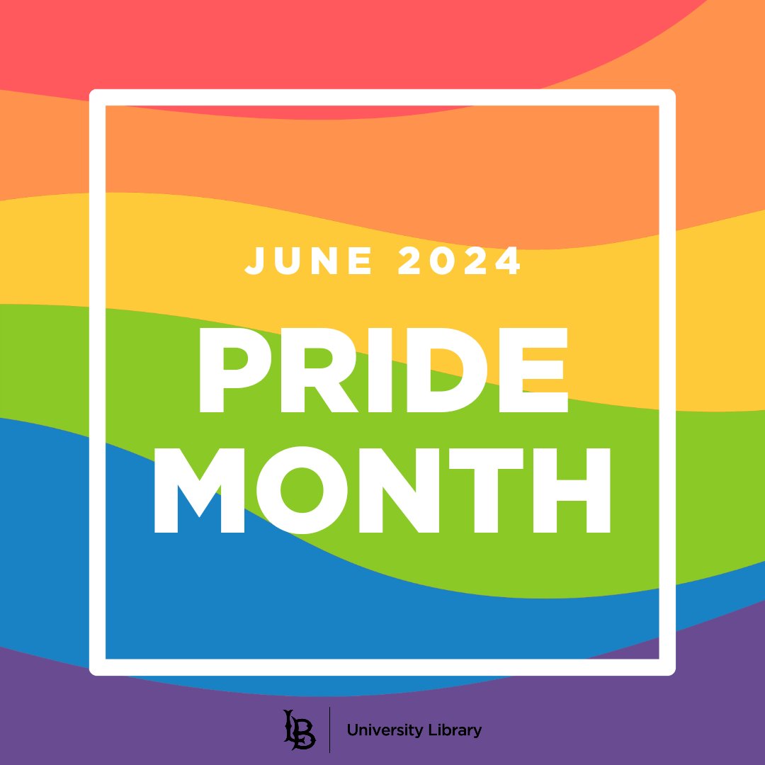 Happy Pride Month from the Library! 🏳️‍🌈 #PrideAtTheBeach #GoBeach #CSULBLibrary