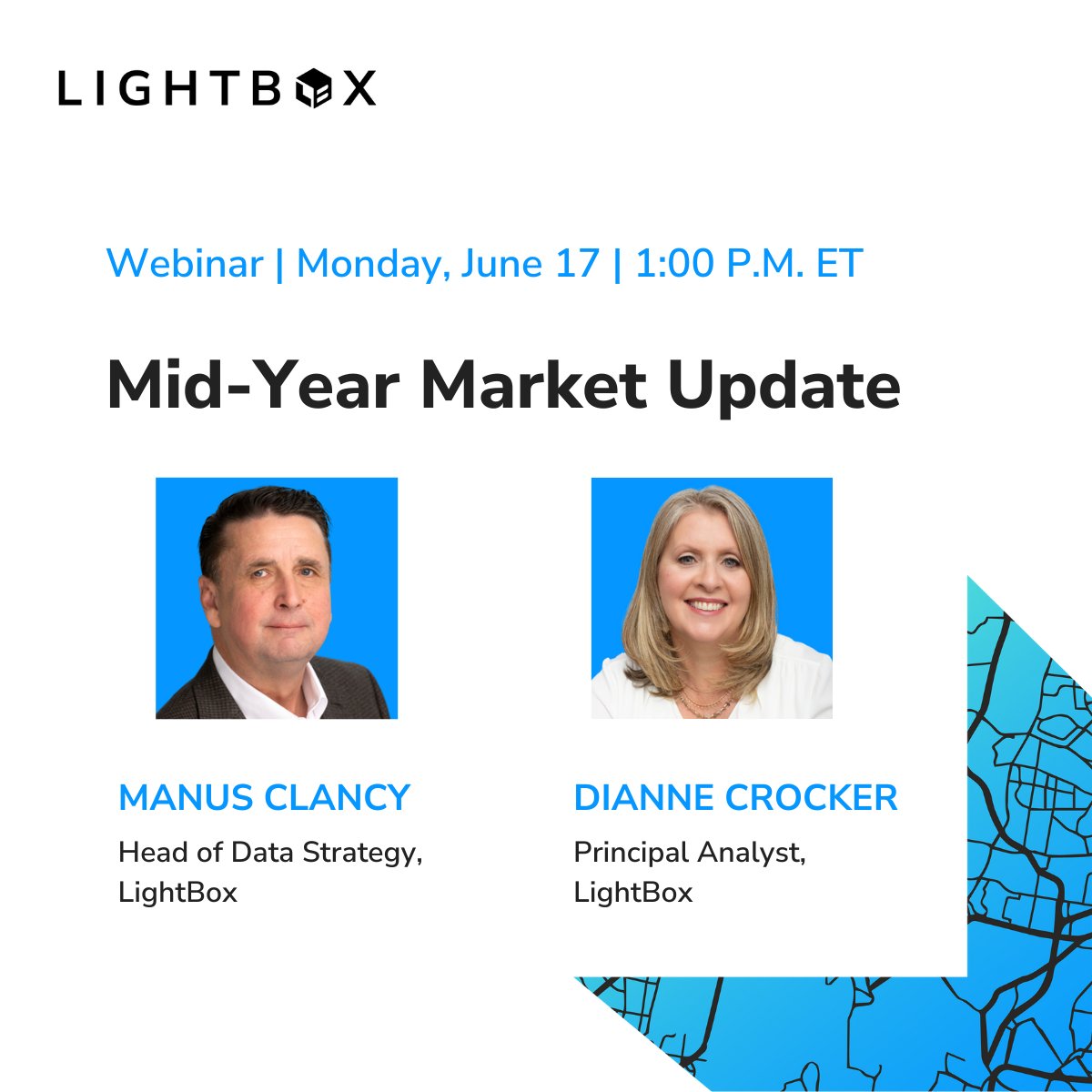 Discover the latest insights into the #CRE market in our Mid-Year Market Update webinar on June 17 at 10:00 A.M. PDT. Join Manus Clancy &amp; Dianne Crocker as they provide an in-depth analysis of year-to-date trends &amp; offer predictions for 2024. Register now: info.lightboxre.com/l/330311/2024-…