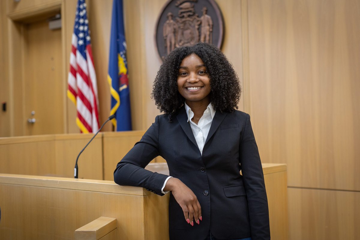 UWStevensPoint's tweet photo. Destiny Lloyd, a recent #UWSPGrad, is one of 10 students accepted into The George Washington University Law School to receive the Open Doors Scholarship. During her time at #UWSP, she helped relaunch the UWSP Student Legal Society. Read here: https://t.co/J3zmawfK59. @UWSPcols https://t.co/3oqGdXSrBz
