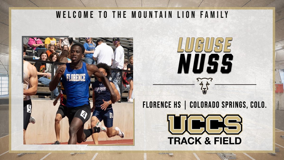 UCCS Athletics (@gomountainlions) on Twitter photo Welcome to the <a href="/UCCSTRACK/">UCCS Track & Field</a> Mountain Lion Family, <a href="/Luguse1/">Luguse Nuss</a>!
Luguse Nuss (Colorado Springs, Colo. / Florence HS)
#GoMountainLions #SigningDay Welcome to the <a href="/UCCSTRACK/">UCCS Track & Field</a> Mountain Lion Family, <a href="/Luguse1/">Luguse Nuss</a>!
Luguse Nuss (Colorado Springs, Colo. / Florence HS)
#GoMountainLions #SigningDay