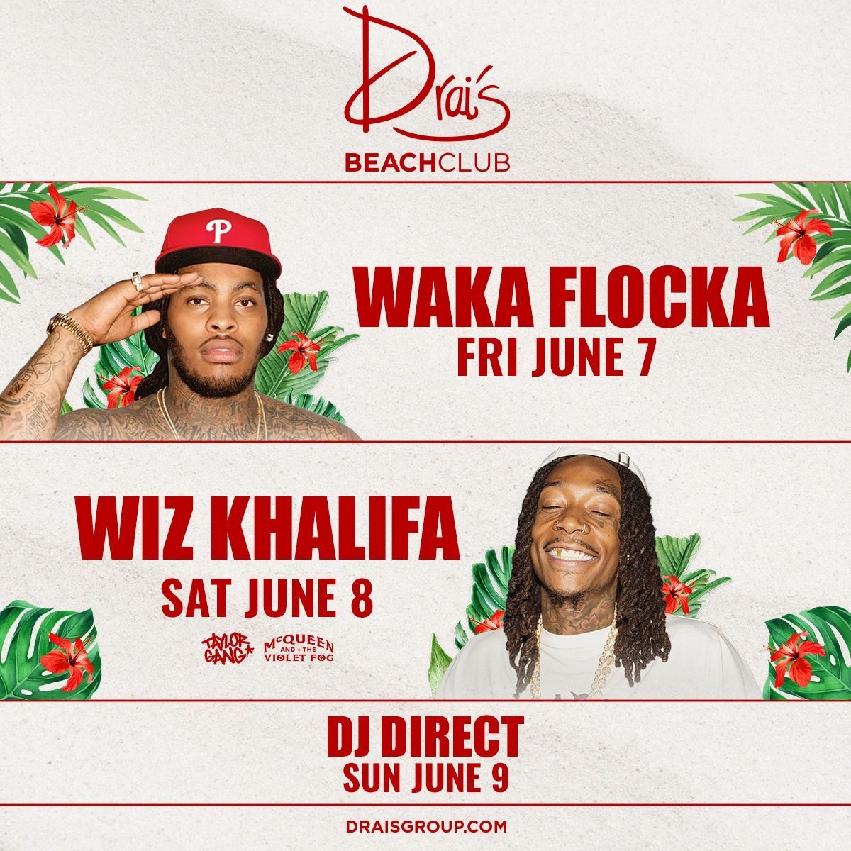 A full weekend of fun is ahead! Get your tickets now at buff.ly/3vK5PdV  ☀️ 🔥 

#OnlyatDrais
