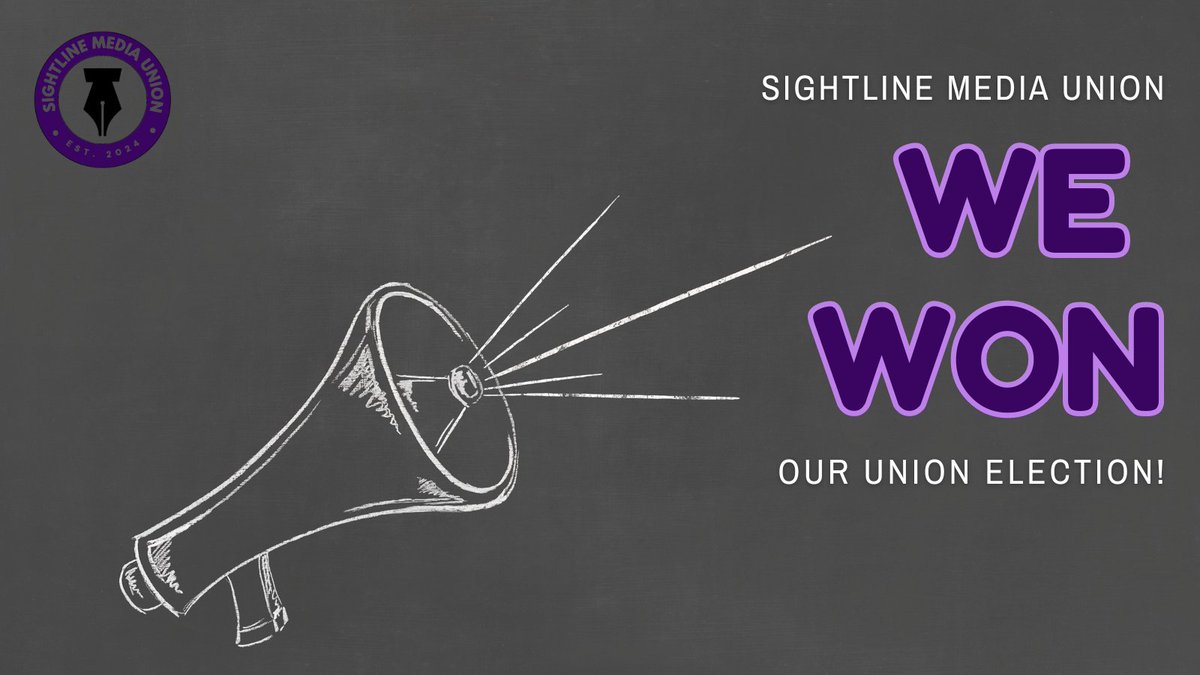 Sightline Media Union tweet media