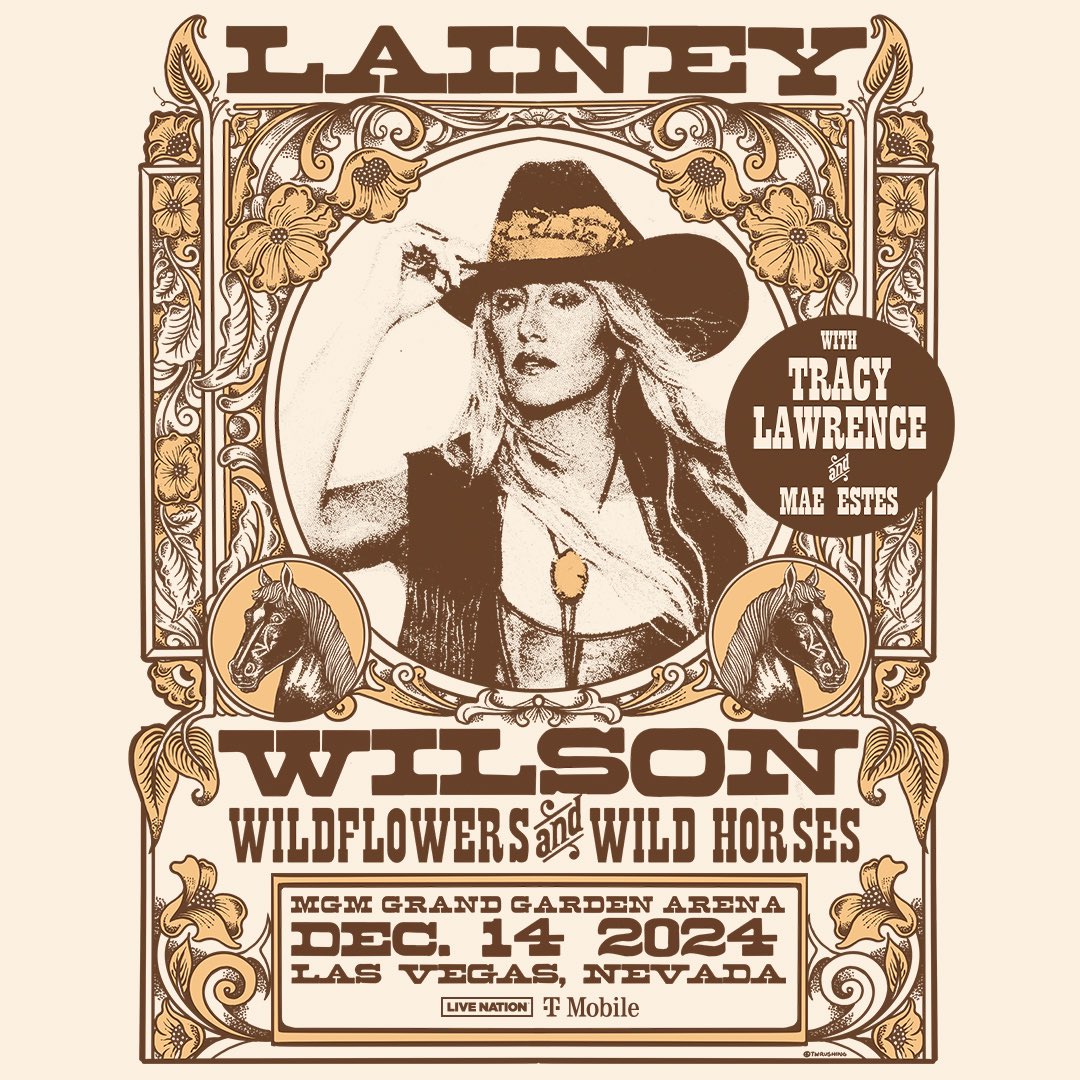 Lainey Wilson (@laineywilson) on Twitter photo We’re comin back bigger and better than ever cowboys and cowgirls! We’re rounding out NFR week at <a href="/MGMGrand/">MGM Grand Hotel</a> with my friends <a href="/tracy_lawrence/">Tracy Lawrence</a> and Mae Estes on Dec. 14 🐴 ⭐️
Tickets go on sale to the public Friday, June 7 at 10am local. Join The Stable to get access to presale We’re comin back bigger and better than ever cowboys and cowgirls! We’re rounding out NFR week at <a href="/MGMGrand/">MGM Grand Hotel</a> with my friends <a href="/tracy_lawrence/">Tracy Lawrence</a> and Mae Estes on Dec. 14 🐴 ⭐️
Tickets go on sale to the public Friday, June 7 at 10am local. Join The Stable to get access to presale