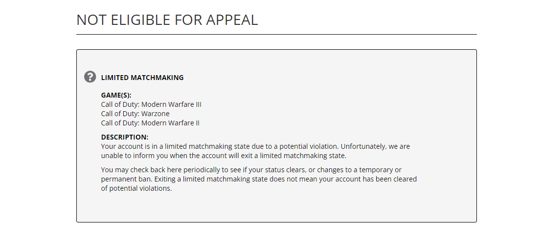shadow banned on warzone again... LMFOAOO