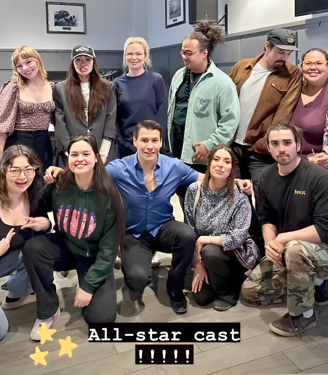 BeastiesForever's tweet photo. From MaryLynnRajskub IG stories
#TaylorHickson #MaikaHarper #MaryLynnRajskub #BaileyPoching #JayRyan #TerrieKusugak #Zorga
#AnnaLambe #KellyWilliam #BraedenClarke
⭐️⭐️⭐️ All-star cast!!!!!
#NorthOfNorth https://t.co/1qeFh3Vf4X