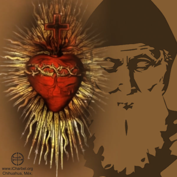 sancharbel_es's tweet photo. #sanChárbel, que en el #SagradoCorazón encontraste un manantial inagotable de Amor, has que amemos al Santísimo Sacramento. https://t.co/zXmMxfPdz7