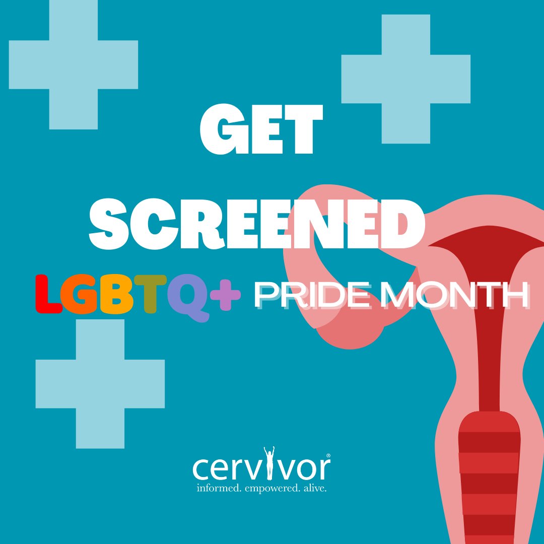 IamCervivor's tweet photo. ๐ณ๏ธโ๐#DYK that LBGTQAI+ people with a cervix are less likely to be up to date on cervical cancer screenings; having a primary care provider improves screening rates.
Encourage your network to #Screen4Me and initiate this practice to help reduce cancer worldwide. ๐
#Cervivor https://t.co/dHKKQHWhUz