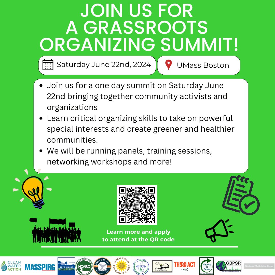 ComActionWorks's tweet image. Apply to attend the Grassroots Organizing Summit to join us for a one day summit bringing together community activists and organizations to connect and learn organizing skills to create greener and healthier communities!

Apply and learn more here: communityactionworks.org/grassroots-org…