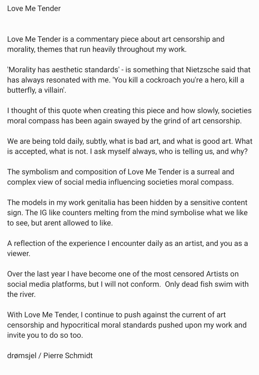 'Love Me Tender' and words...
<a href="/digitaldreamskc/">Digital Dreams</a>