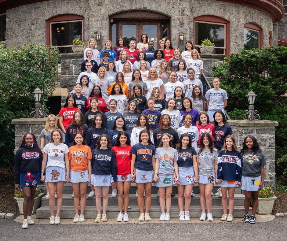 Today, we started Commencement Week with our traditional College Shirt/Sweatshirt photo! Baldwin is proud to announce our seniors received 368 acceptances at 176 unique institutions! Way to go, Class of 2024! #seniors collegeacceptances #graduation2024 #seniors2024